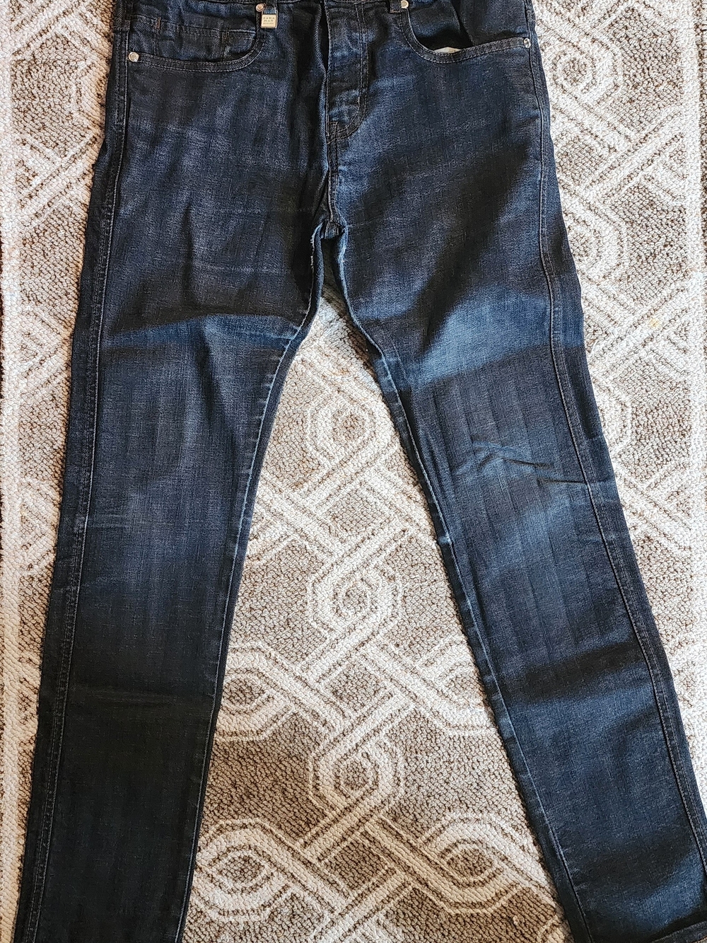 Zara Slim Jeans in Dark Blue Wash